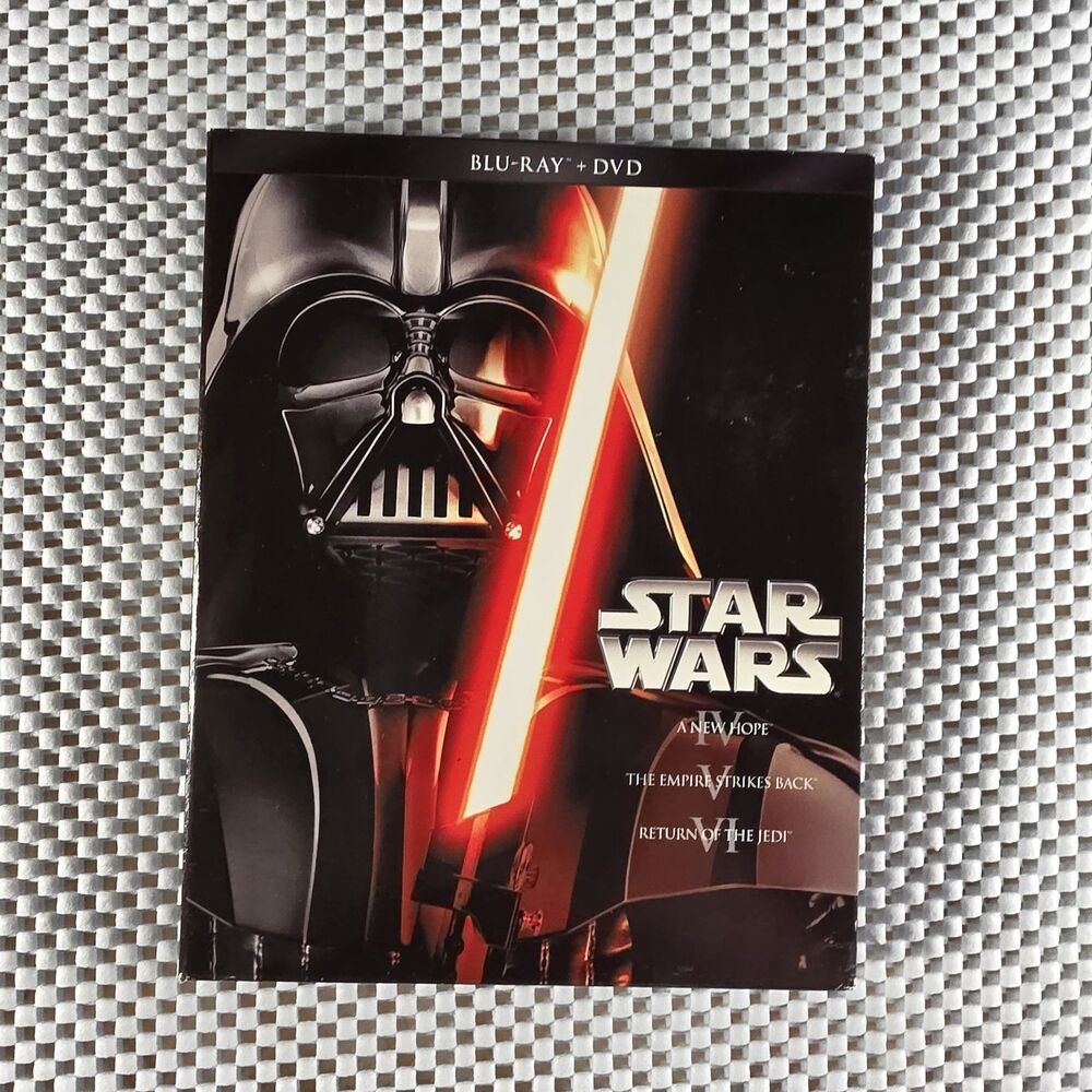 Star Wars Trilogy: IV V VI  (Blu-ray + DVD, 2013, 6-Disc Set) W/ Slipcover